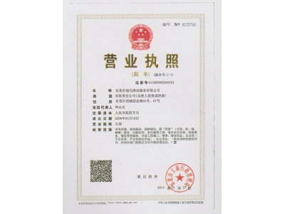 停業執照